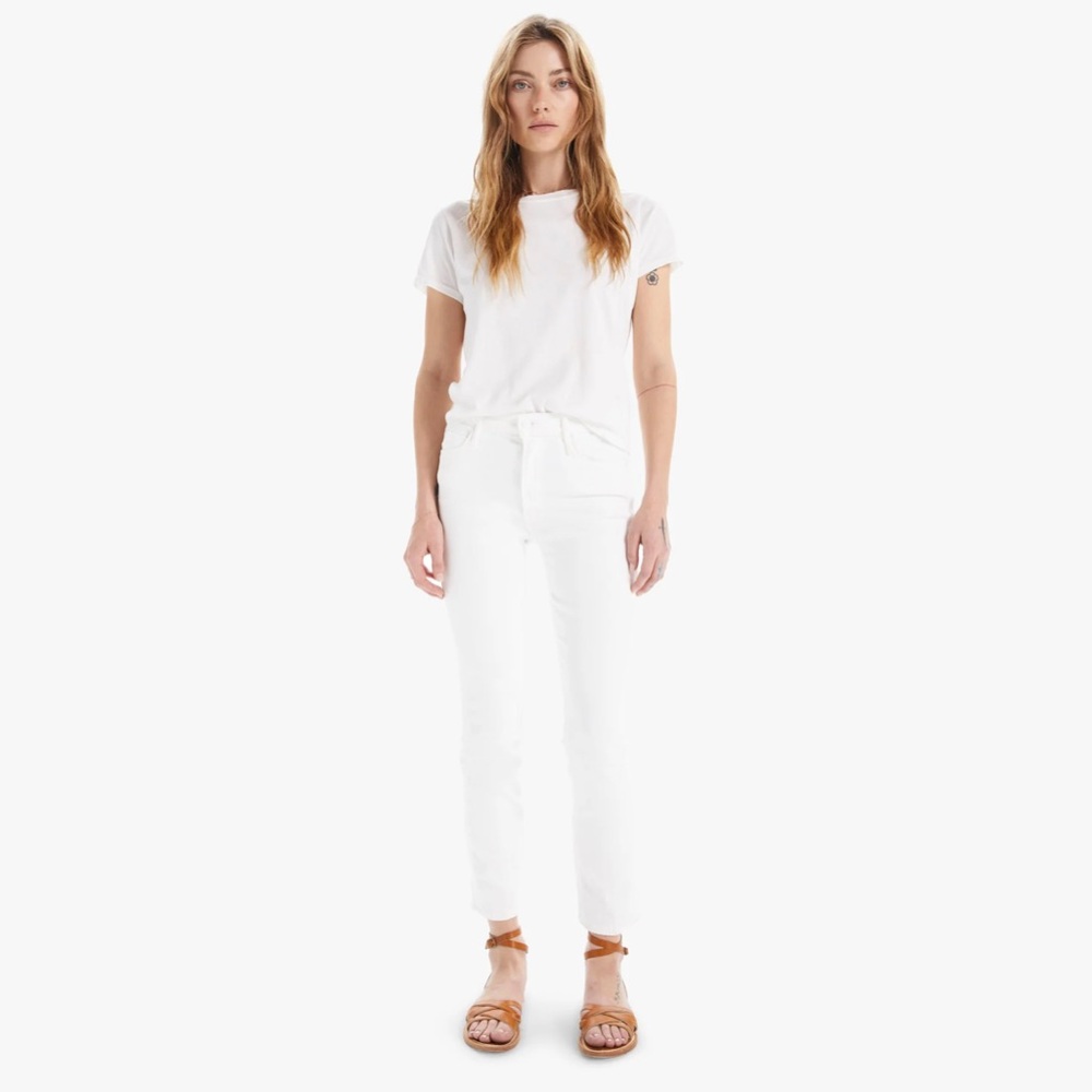 MOTHER Mid Rise Dazzler Ankle Jeans, Size 26
